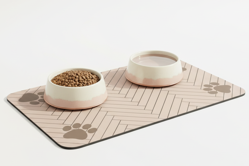 Tapis de repas fond blanc — Âme & Muzo