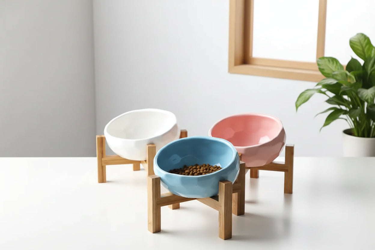 Bols en céramique - Bleu- Blanc- Rose- Âme & Muzo