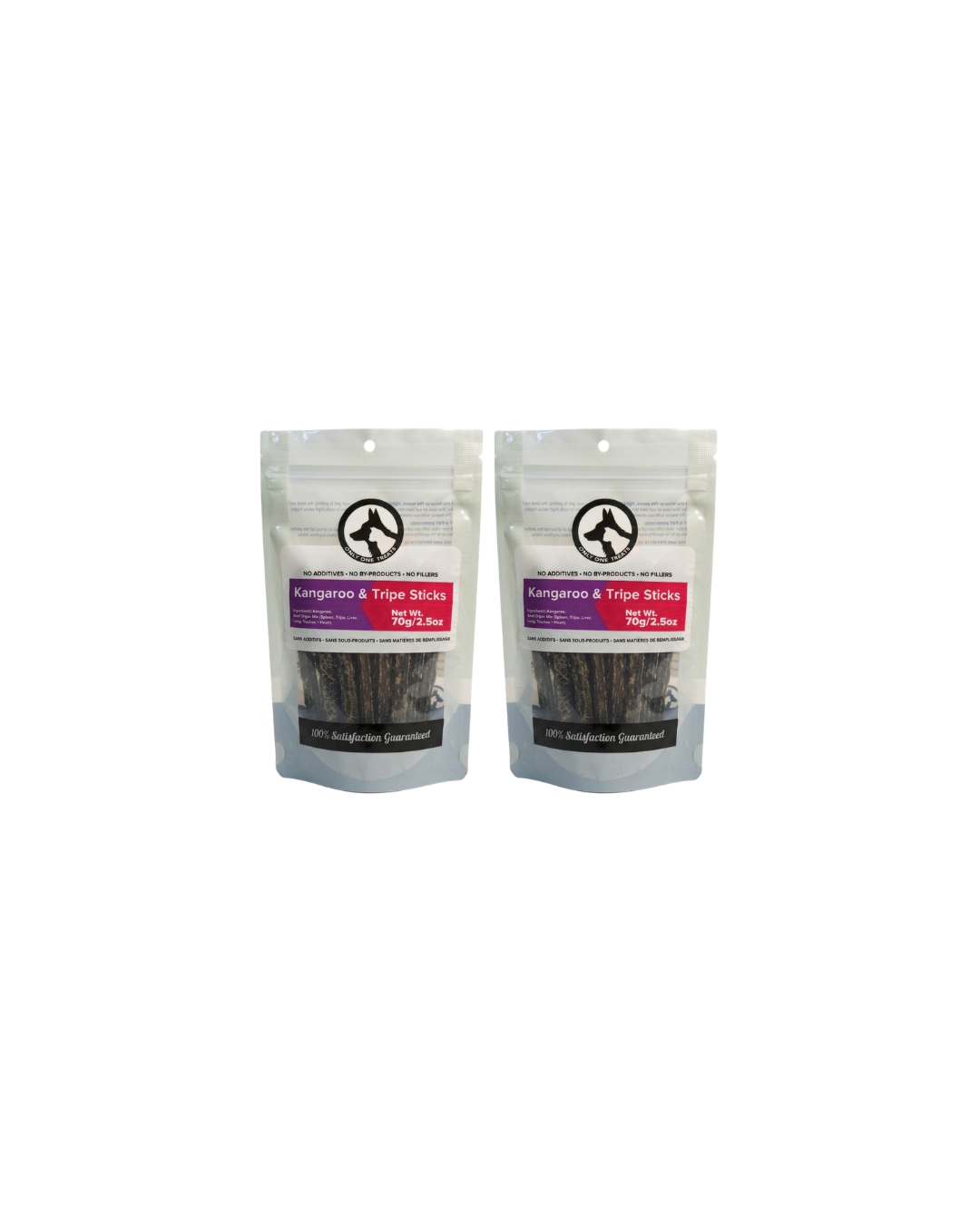 Les Bâtonnets Kangourou & Tripes de Bœuf – Gâterie Naturelle Haute Protéine pour Chien | 70g