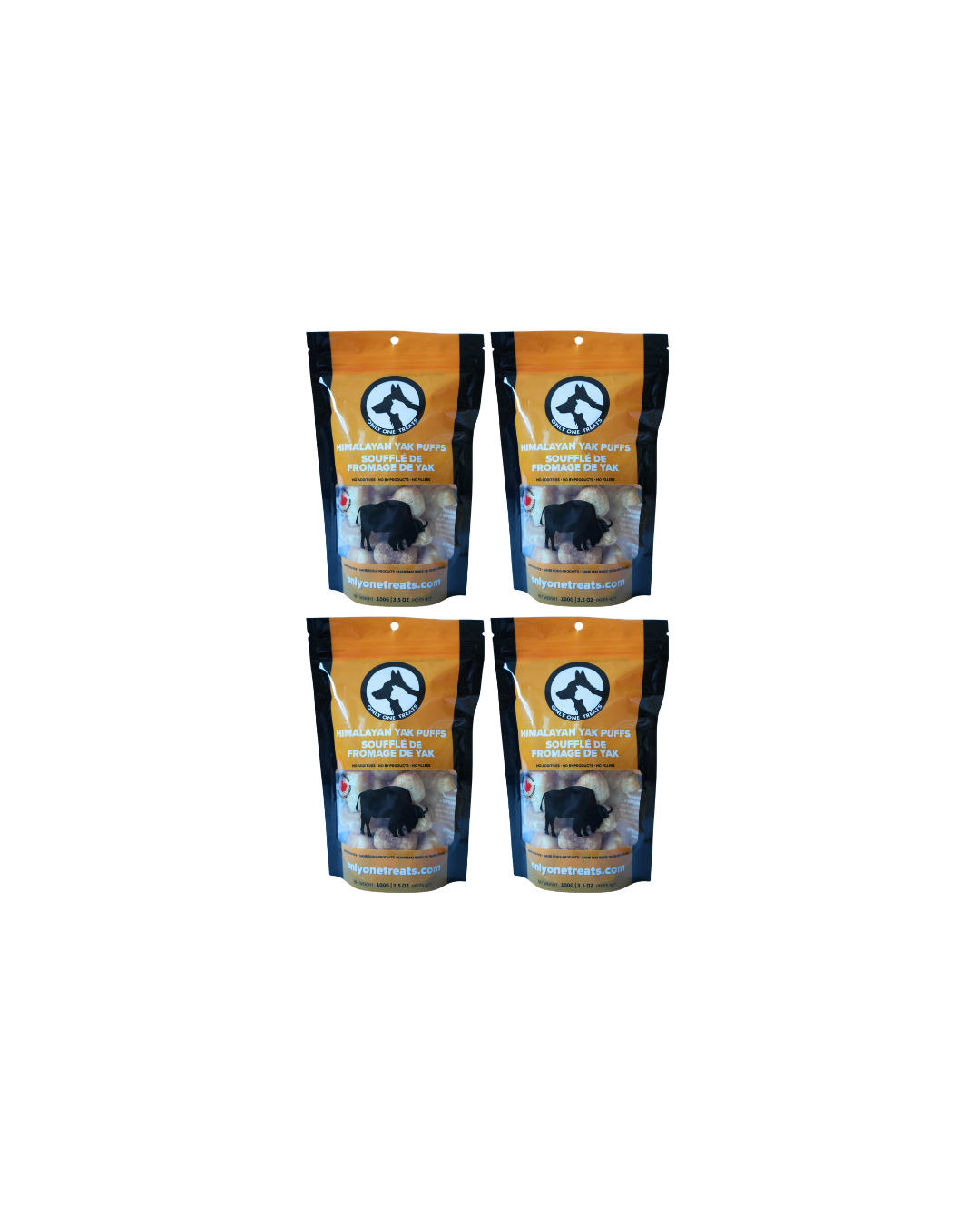 Les Puffs de Yak Snak – Gâterie Soufflée Naturelle pour Chien | 100g