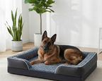 Le Refuge- Lit Imperméable pour Chien et Chat - Housse Amovible et Lavable