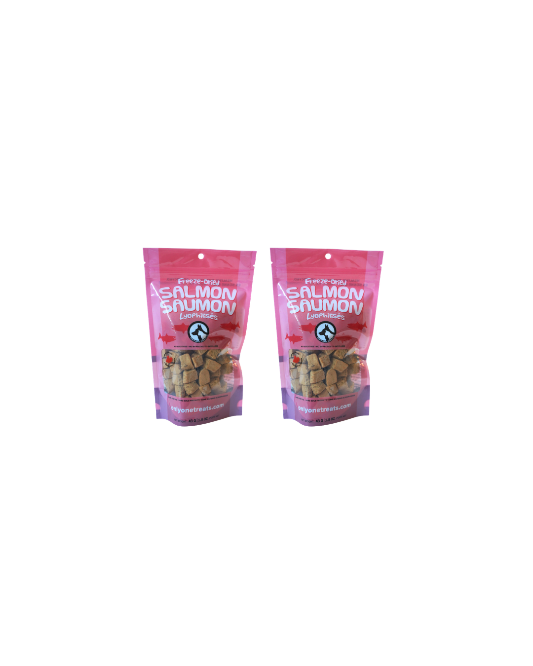 Le Saumon Lyophilisé – Gâterie Naturelle Croustillante pour Chien et Chat 85g