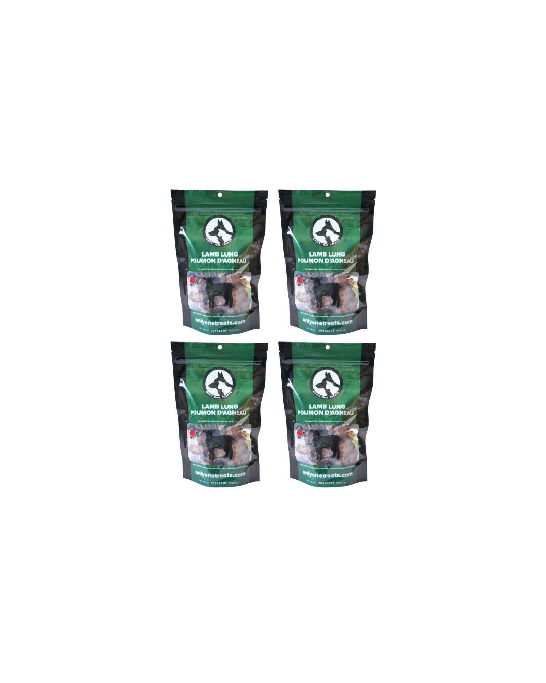 Le Poumon d'Agneau – Gâterie Naturelle Croustillante pour Chien 70g