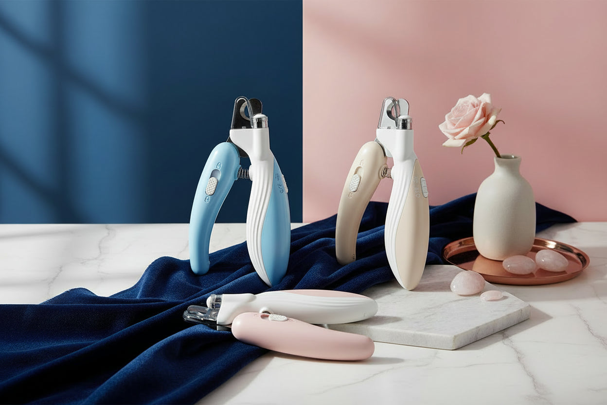 Coupe-ongles électrique avec lumière LED intégrée - Précision sécuritaire
