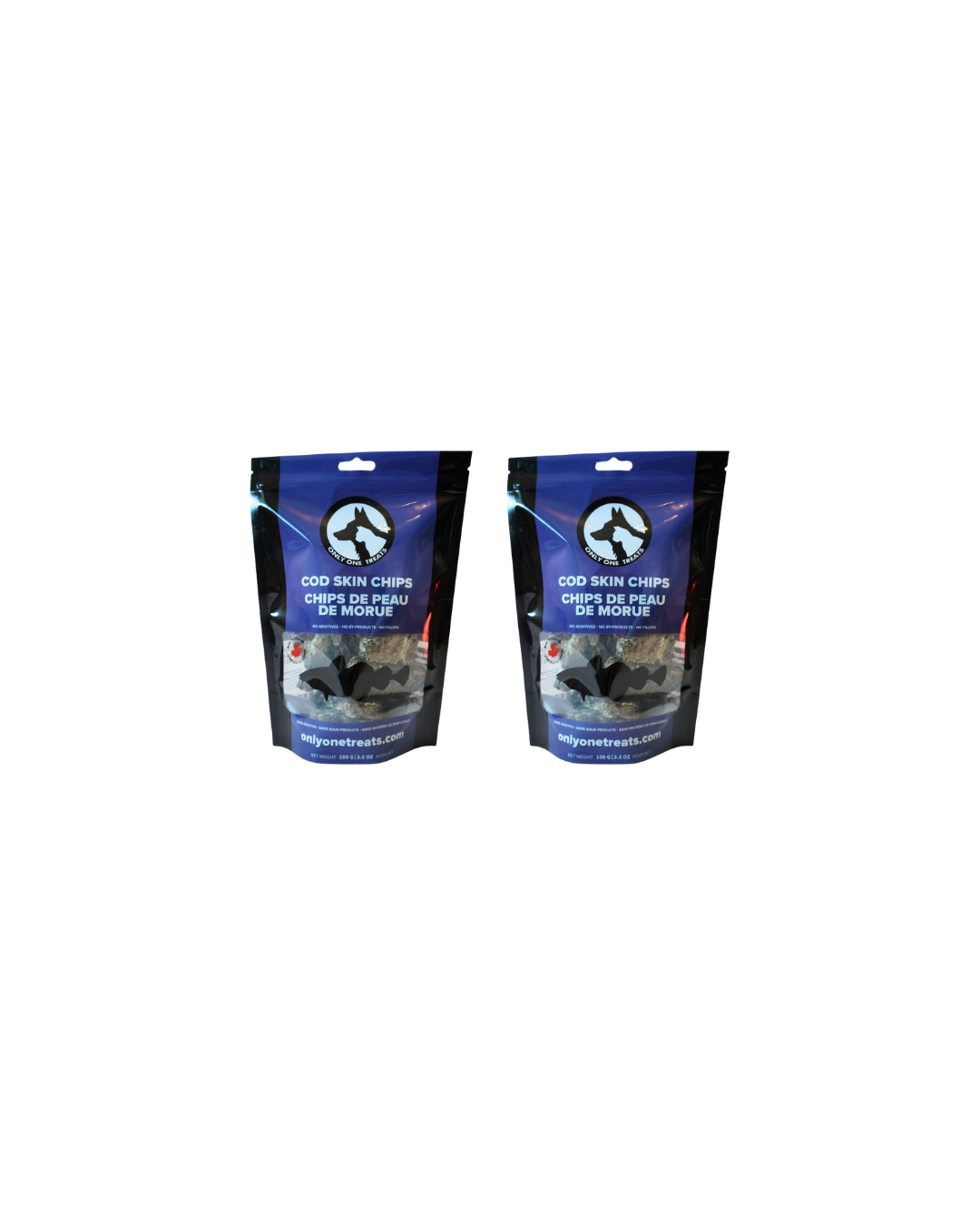 Chips de peau de morue – Gâterie Naturelle Croustillante pour Chien et Chat 100g