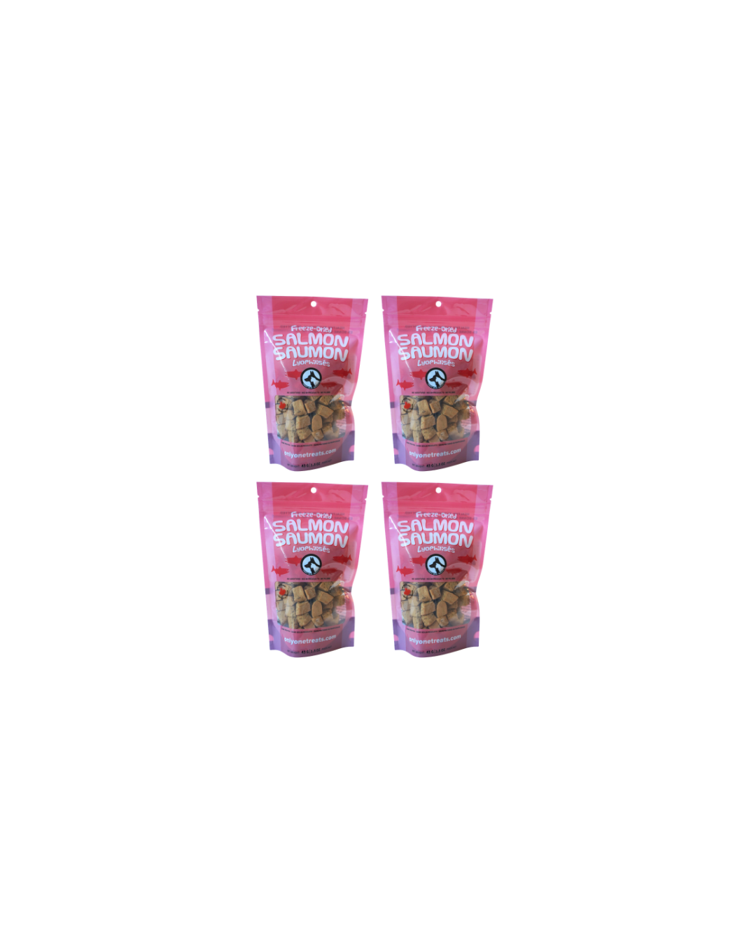 Le Saumon Lyophilisé – Gâterie Naturelle Croustillante pour Chien et Chat 85g