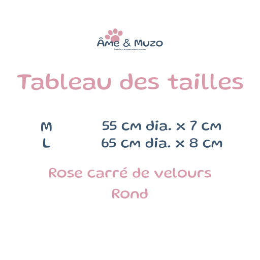 Guide des tailles- Âme & Muzo