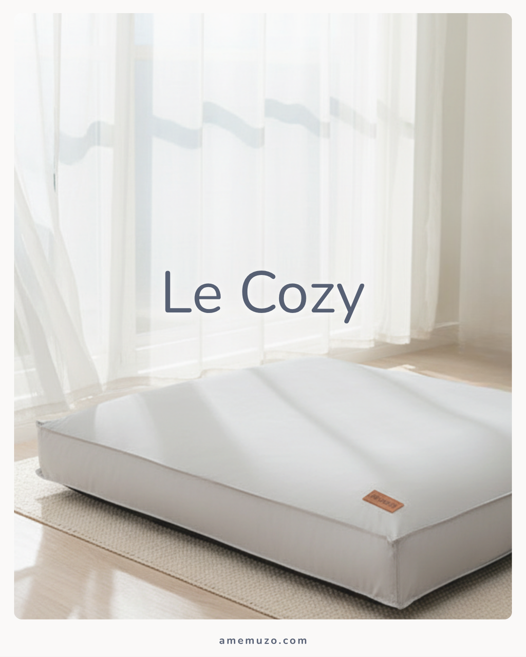 Cozy & Co — Lits Imperméables pour Chien et Chat | Le Grand | Le Cozy | Le Velours