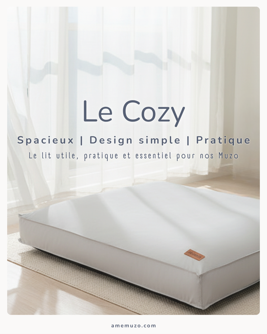 Cozy & Co — Lits Imperméables pour Chien et Chat | Le Grand | Le Cozy | Le Velours