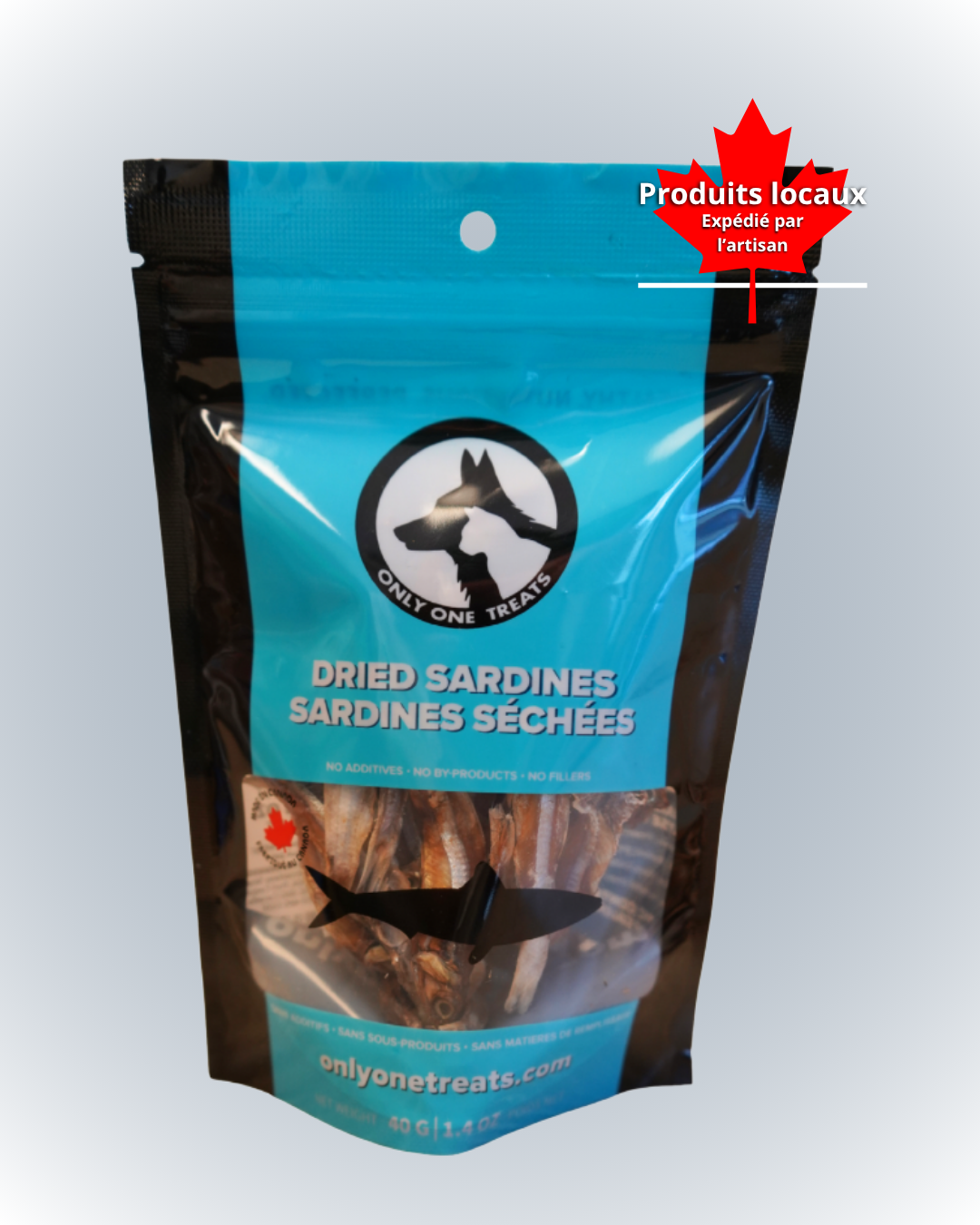 La Sardine Séchée – Gâterie Naturelle pour Chien, Chat et plus 40g
