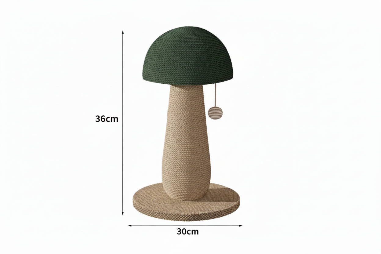 Griffoir champignon - Dimensions- Âme & Muzo