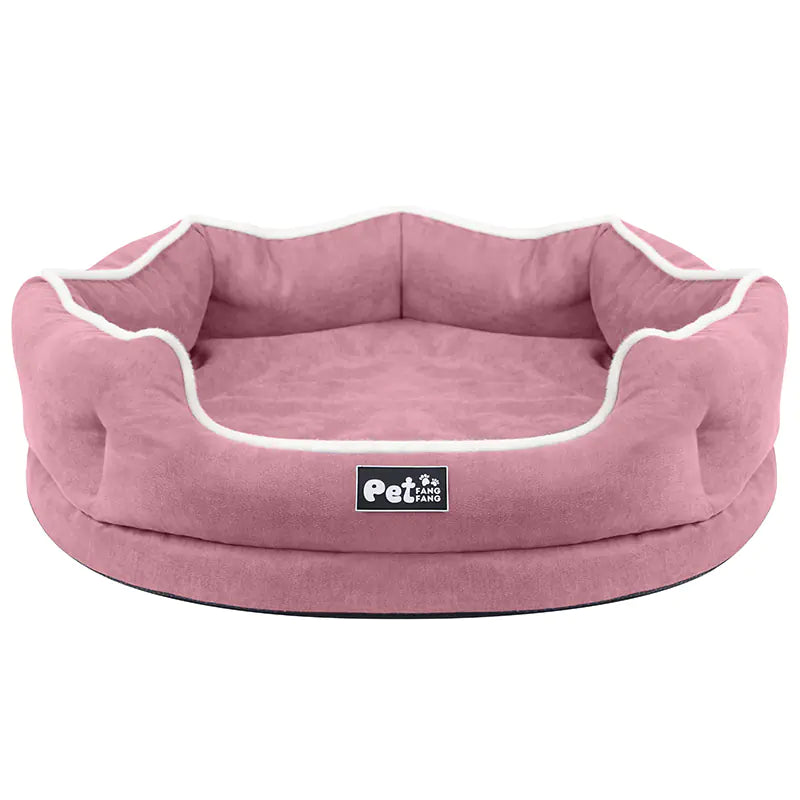 Coussin moelleux et enveloppant pour Chien et Chat - Lit orthopédique en Mousse Mémoire - Housse Lavable