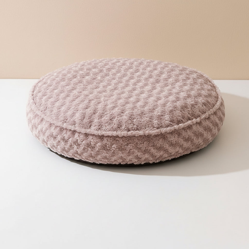 Coussin rond moelleux et décoratif pour chien ou chat - Âme & Muzo