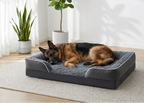 Le Refuge- Lit Imperméable pour Chien et Chat - Housse Amovible et Lavable