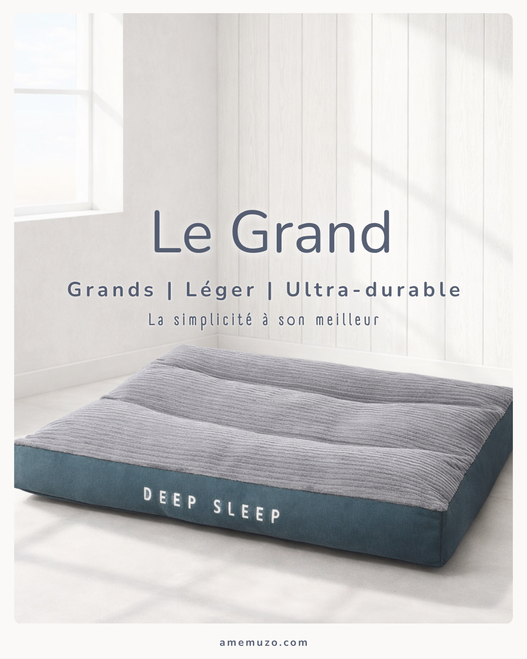 Cozy & Co — Lits Imperméables pour Chien et Chat | Le Grand | Le Cozy | Le Velours