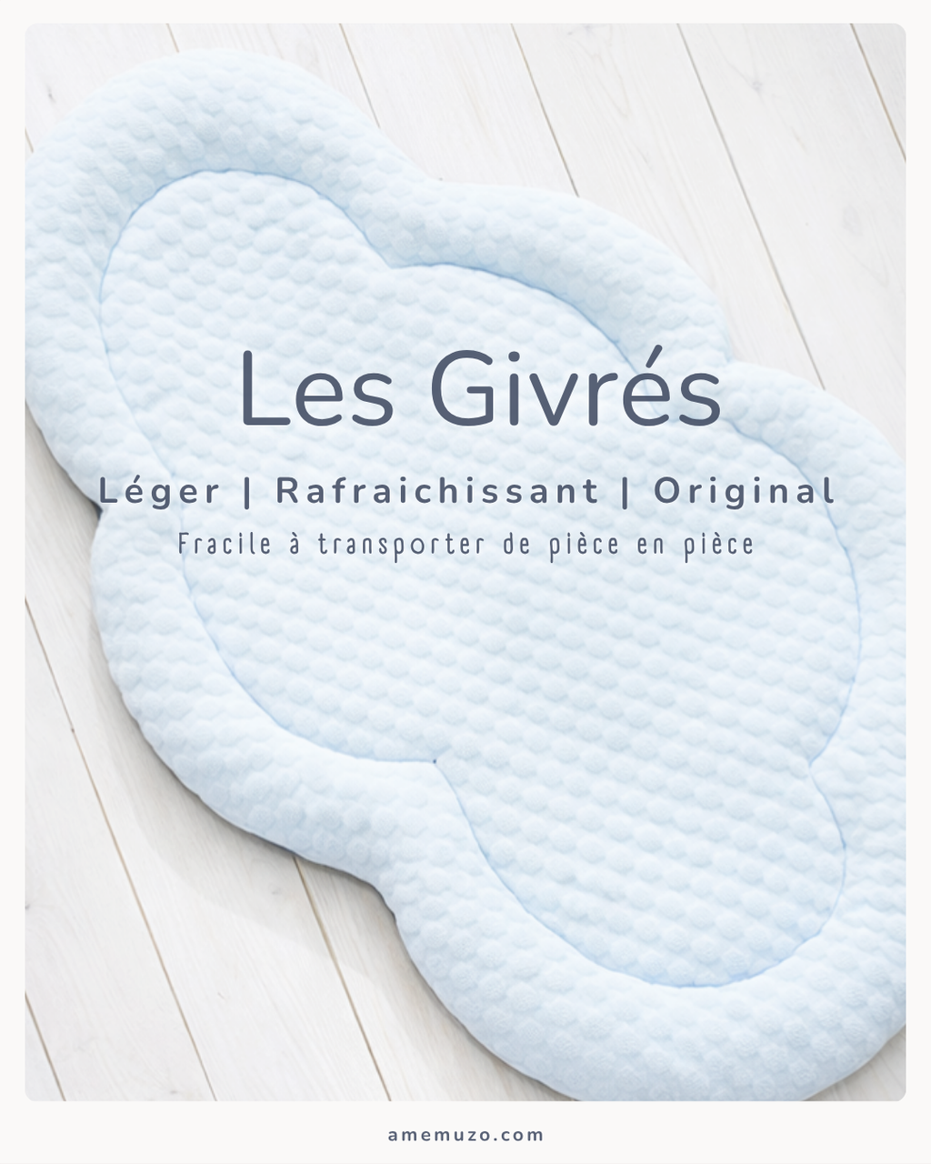 Les Givrés- Tapis Rafraîchissants pour Chiens et Chats - Confort d'Été