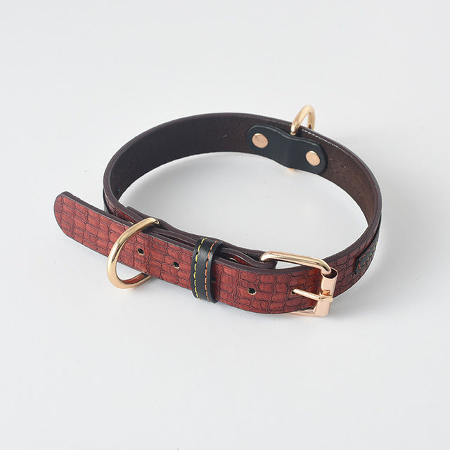 Collier en cuir souple pour chien - Âme & Muzo