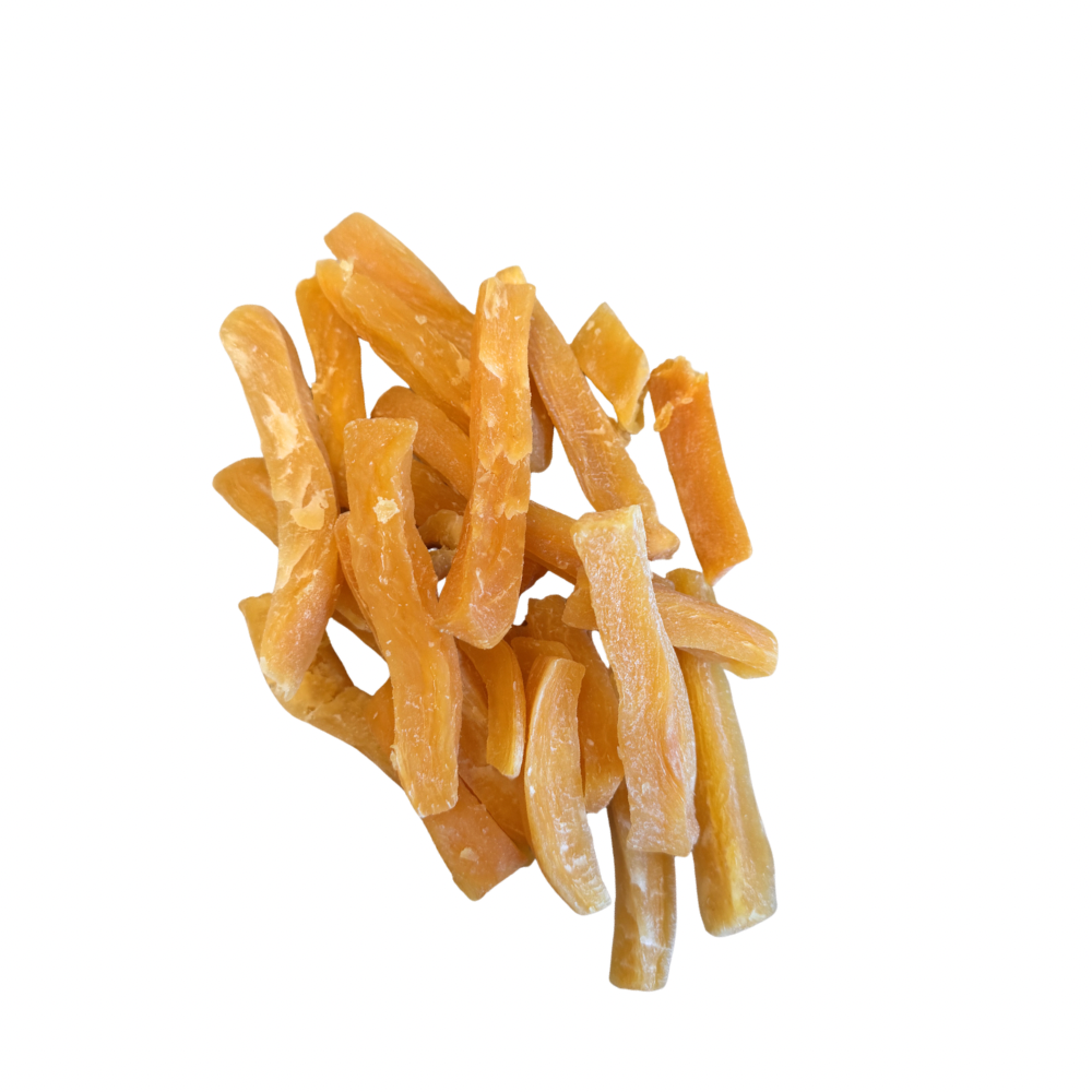 Les Tranches de Patate Douce Séchée – Gâterie Naturelle Riche en Fibres pour Chien | 100g