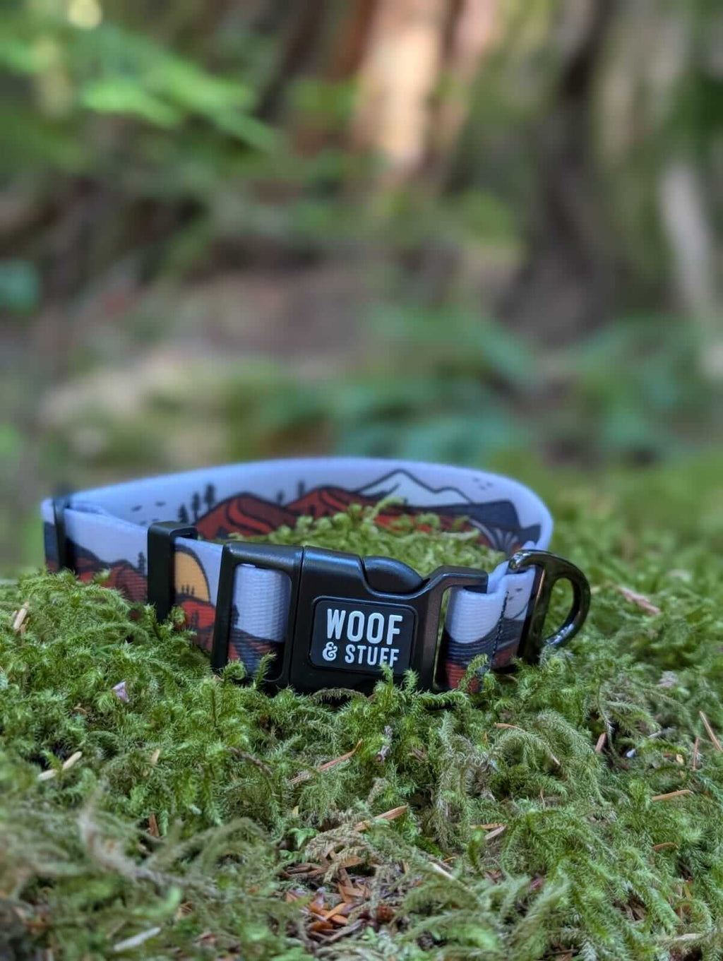 Le Collier Imperméable Wanderlust – Collier Aventure Waterproof pour Chien | Woof & Stuff