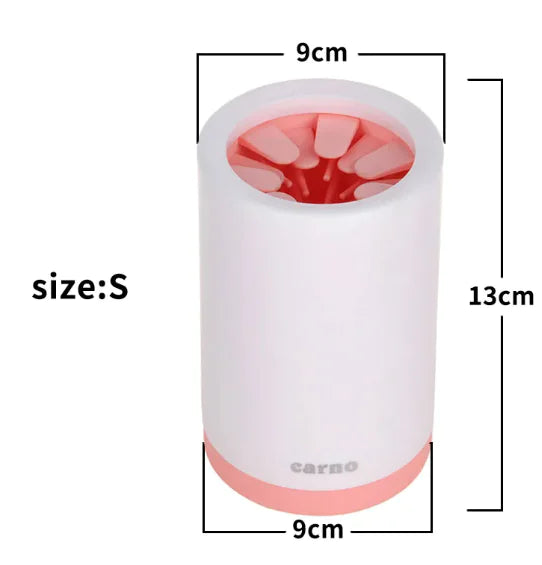 Nettoyeur de pattes pour chien rose-âme & muzo