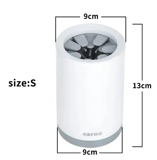 Nettoyeur de pattes pour chien gris-âme & muzo