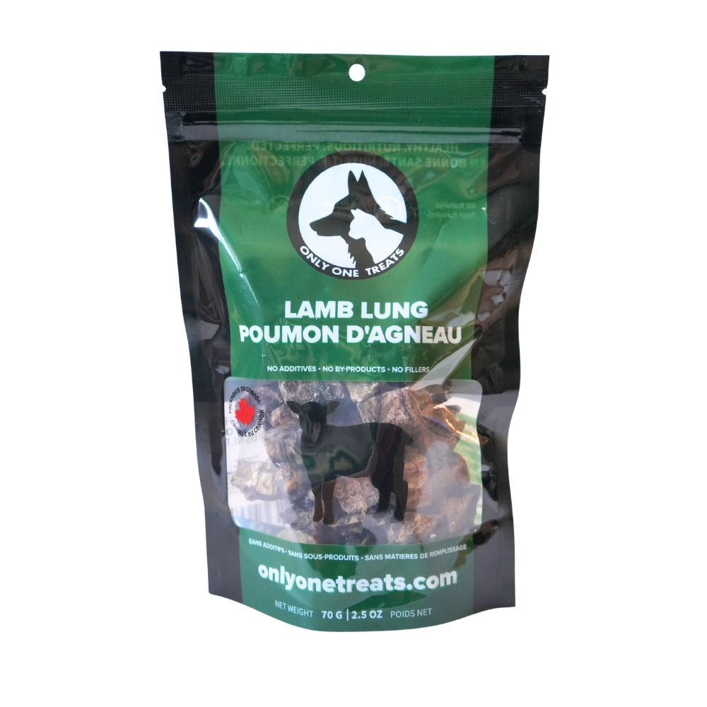 Le Poumon d'Agneau – Gâterie Naturelle Croustillante pour Chien 70g