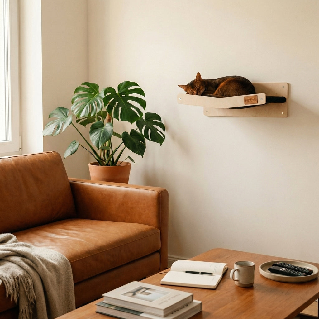 Hamac Mural Griffoir pour Chat – Fait au Canada 🇨🇦 | Noba Animal Co.