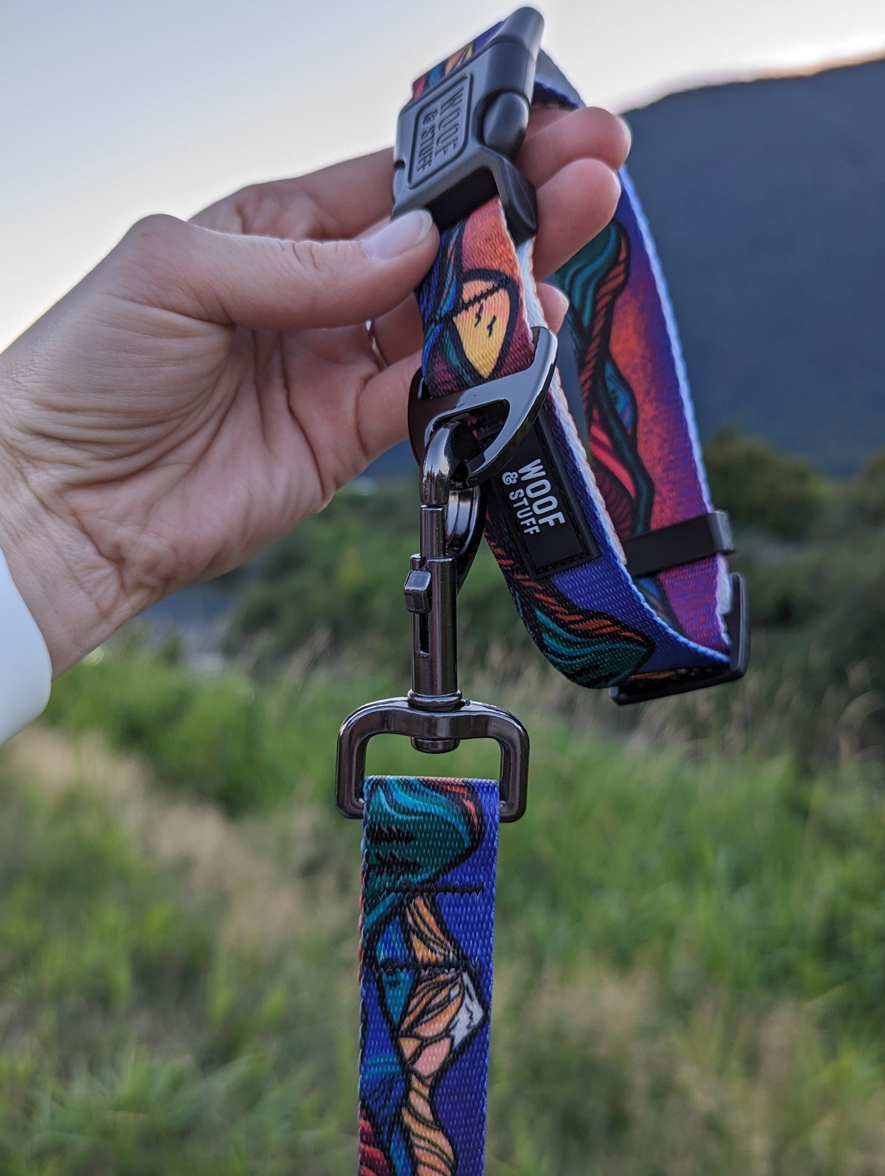 Le Collier Midnight Sun – Collier Aventure pour Chien | Woof & Stuff