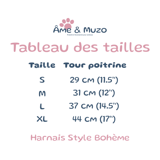 Taille harnais bohème - Âme & Muzo