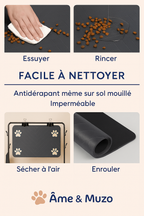 Tapis repas silicone description