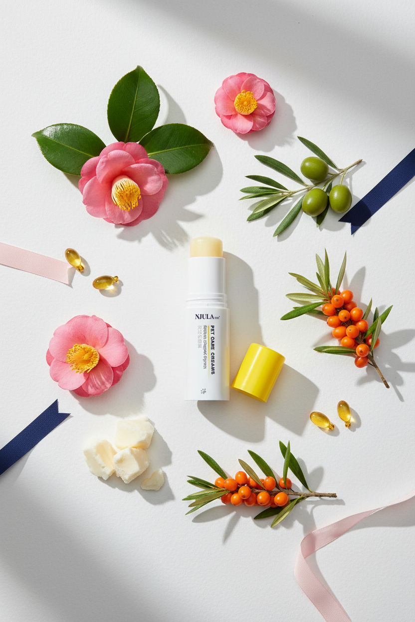 Baume stick avec ingrédients botaniques naturels