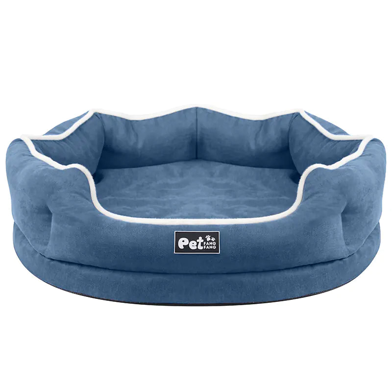 Coussin moelleux et enveloppant pour Chien et Chat - Lit orthopédique en Mousse Mémoire - Housse Lavable