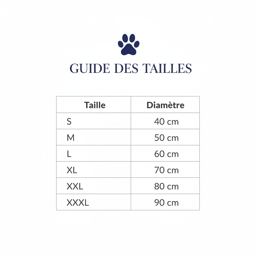 Guide des tailles