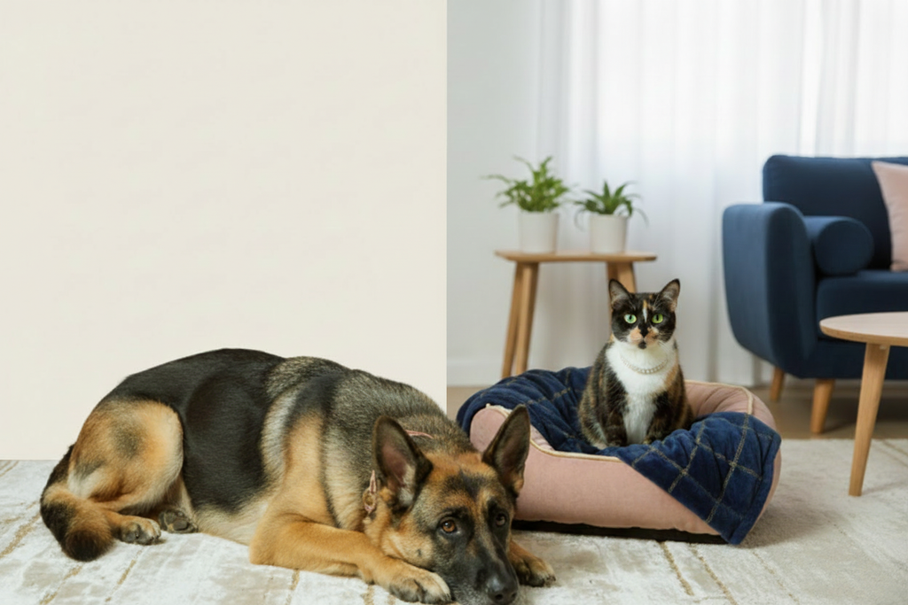 Caya sur lit canapé rose mousse mémoire - Confort premium Âme & Muzo