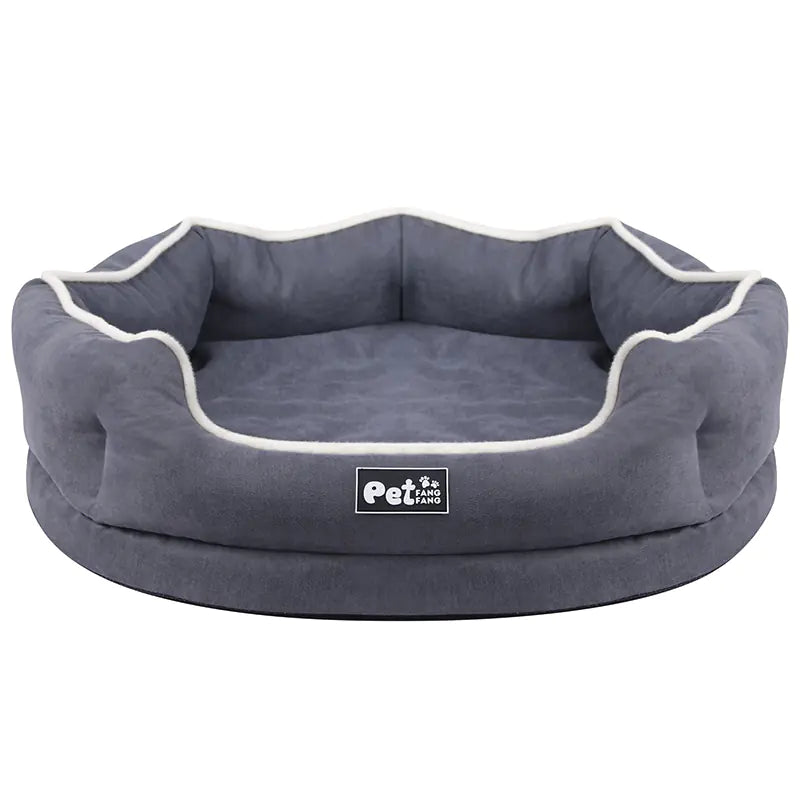 Coussin moelleux et enveloppant pour Chien et Chat - Lit orthopédique en Mousse Mémoire - Housse Lavable