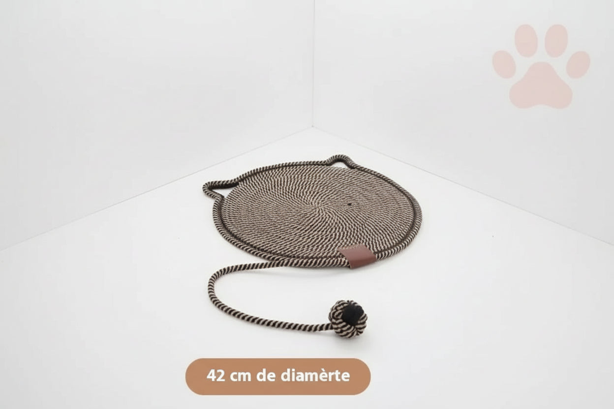 Tapis de jeu tressé pour chat
